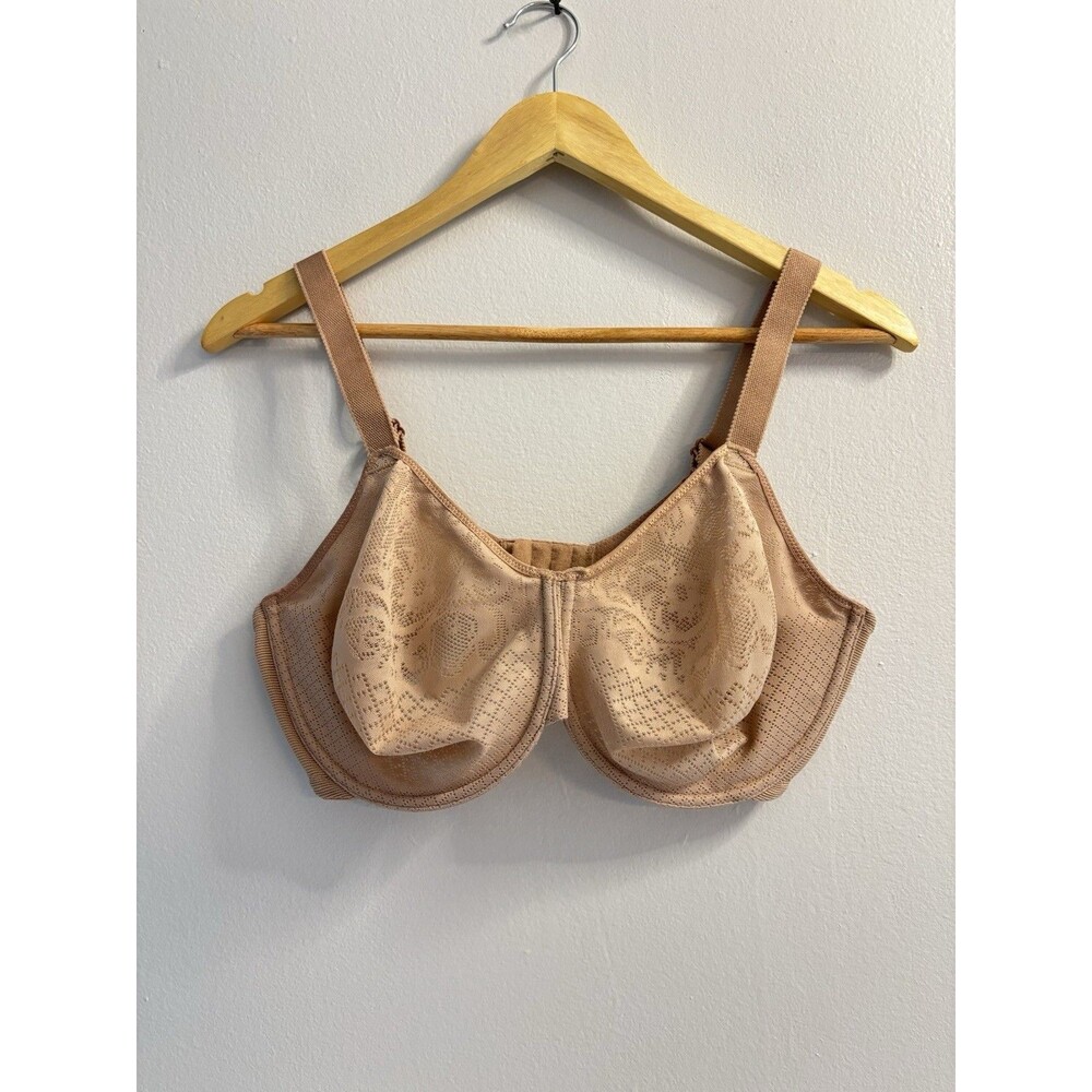 Wacoal 857210 Visual Effects Minimizer Bra Sand Beige Nude Size 38DDD